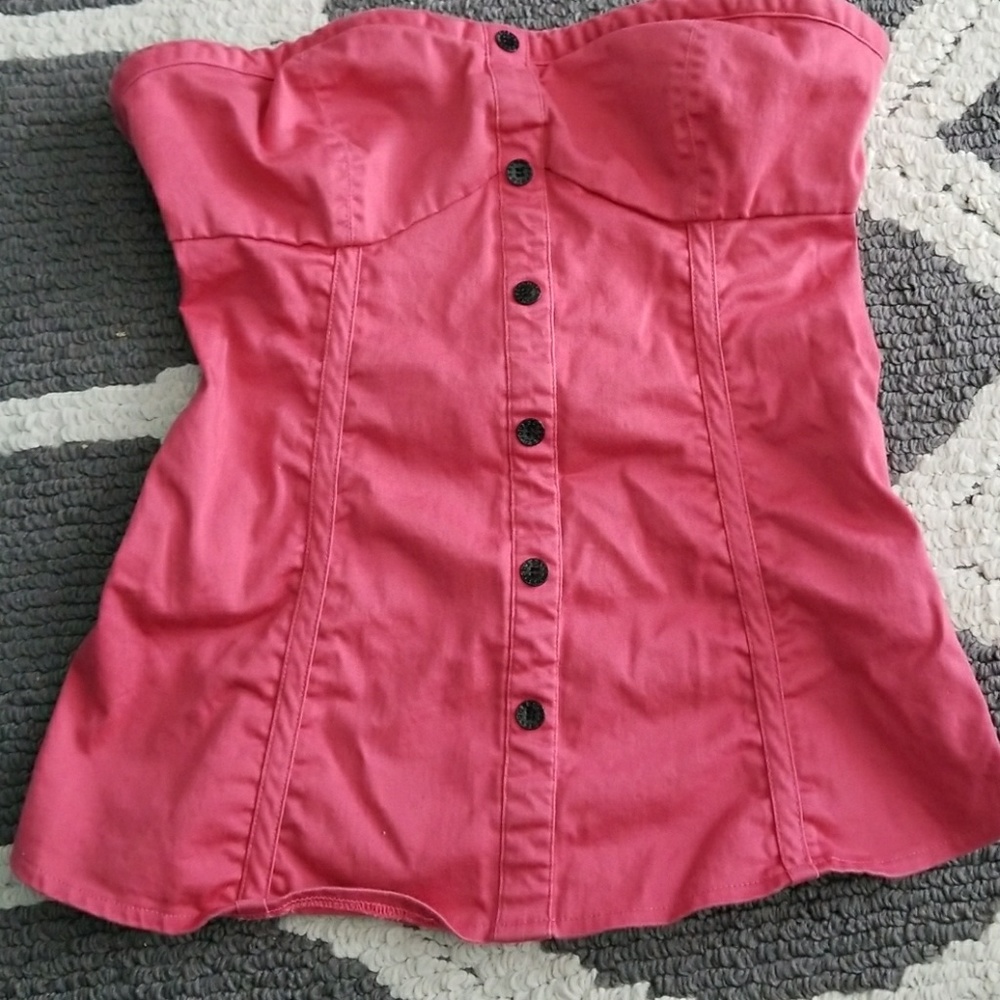 Guess strapless top